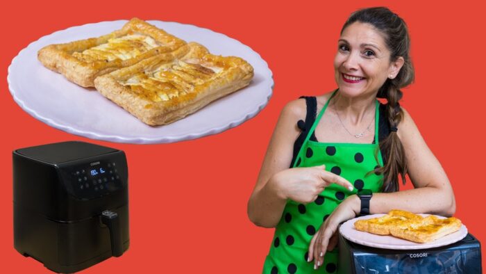 ✅ TARTALETAS de MANZANAS 🍏🍏🍏FREIDORA DE AIRE / Sólo 3 ingredientes / Repostería FÁCIL y RIQUÍSIMA