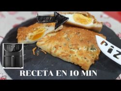 TOSTADA CON HUEVO EN FREIDORA DE AIRE 🍞🍳|| EN SOLO 10 MINUTOS
