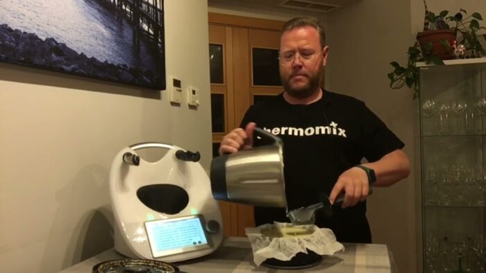 Tarta de Queso y Pistacho con Thermomix y José Ángel