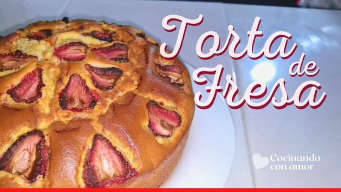 Torta de fresa I en freidora de aire #chefman – Receta México 2022 #cocinandoconamor