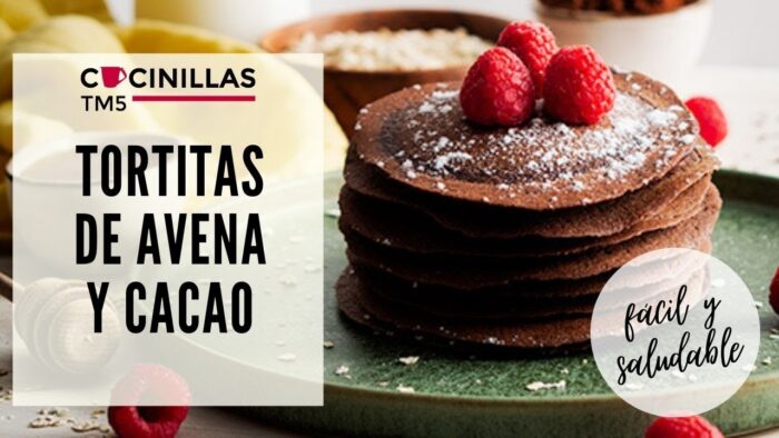 Tortitas de Avena y Cacao | Desayuno saludable⎪Recetas Thermomix
