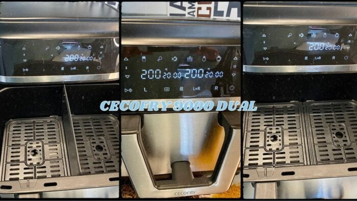ULTIMO MODELO DE FREIDORA DE AIRE CECOFRY DUAL 9000 DE CECOTEC!! GRAN CAPACIDAD Y VERSATIL!!