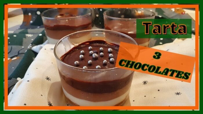 Vasitos de TARTA a los 3 CHOCOLATES🍫 con THERMOMIX #thermomix #tarta3chocolates