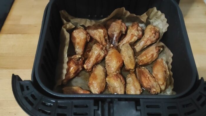 alitas de pollo en freidora de aire ( parte 2 )