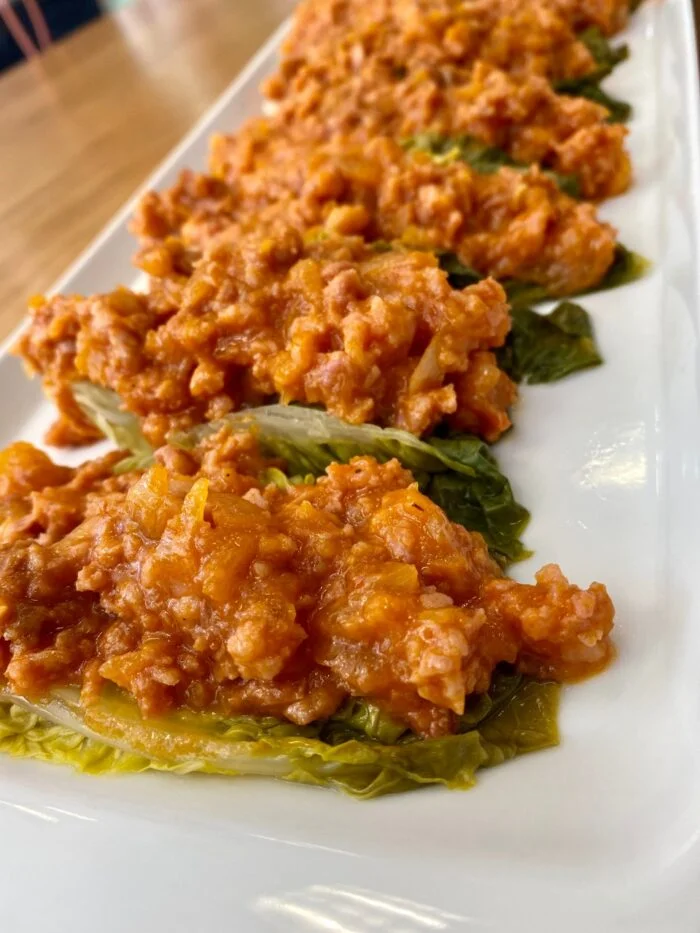 Cogollos de Tudela con salsa de carne TM6/TM5/TM31