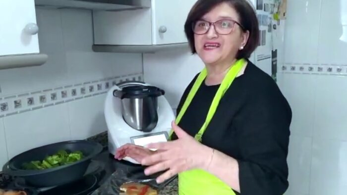 como hacer crema de verduras y aprovechamiento del varoma con thermomix