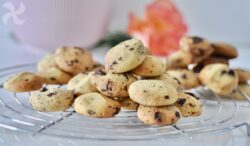 Galletas con harina de maíz y trocitos de chocolate