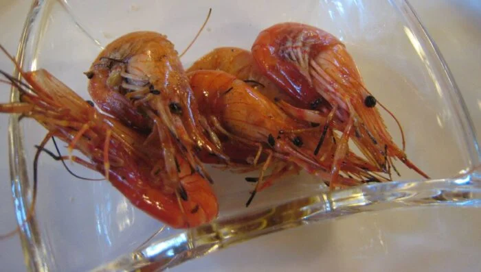 Gambas al achiote