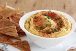 Hummus cremoso de zanahoria
