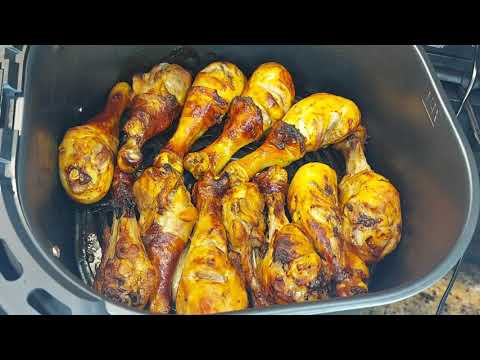 pollo adobado en freidora de aire. (Air Fryer)#comidamexicana
