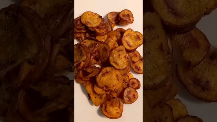 snack de papa orgánica en freidora de aire #cooking #healthyfood @paito-cookscomida saludable