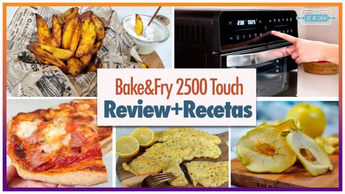 👉 ¡Nuevo! Horno Freidora de Aire Bake & Fry 2500 Touch de Cecotec ✅ Patatas Deluxe en Airfyer 😋