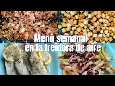 4 Recetas en la FREIDORA de AIRE 🥗