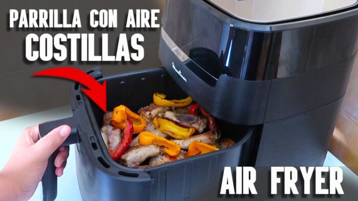 AIR FRYER COMO HACER COSTILLA DE CERDO COMO USAR FREIDORA DE AIRE (vapor) LA CHEF
