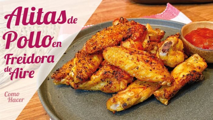 ALITAS DE POLLO EN FREIDORA DE AIRE 🍗 ALITAS EN AIRFRYER