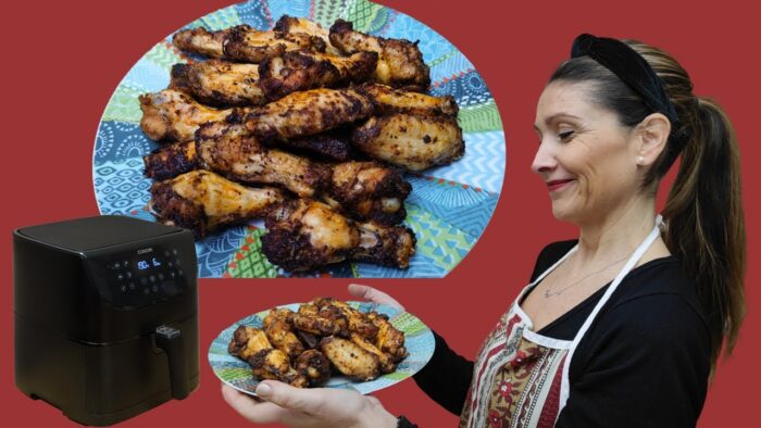 ✅ ALITAS de pollo🍗 en FREIDORA de AIRE Extra Crujientes / Súper fácil y con poquísimo aceite