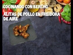 Alitas de pollo en freidora de aire cosori