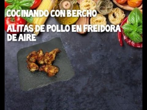 Alitas de pollo en freidora de aire cosori