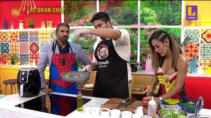 📹Arriba Mi Gente| Aprende a preparar chanchito crocante con freidora de aire y papas al orégano