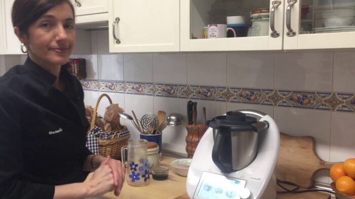 Arroz cremoso negro con calamares con Thermomix