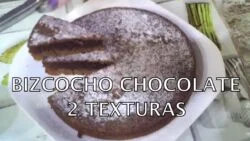 BIZCOCHO CHOCOLATE CON THERMOMIX | RECETA FÁCIL