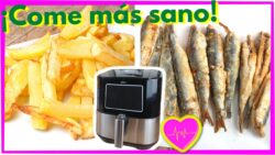 BOQUERONES FRITOS y PATATAS en FREIDORA SIN ACEITE ▶FREIDORA DE AIRE/AIR FRYER BEAR👉ALIEXPRESS 11.11