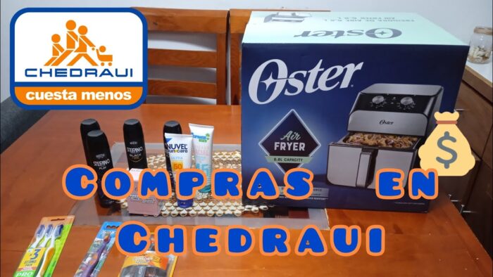 COMPRE MI PRIMERA FREIDORA DE AIRE ✅💪PEQUEÑAS COMPRAS EN CHEDRAUI  #Chedraui #freidoradeaire