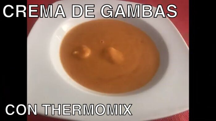 CREMA DE GAMBAS AL BRANDY CON THERMOMIX | RECETA THERMOMIX | RECETA FACIL