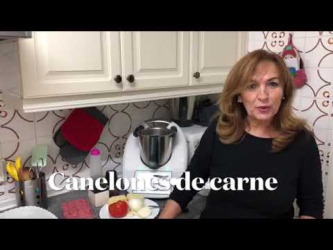 Canelones de carne con thermomix -realizados por Justa Molina