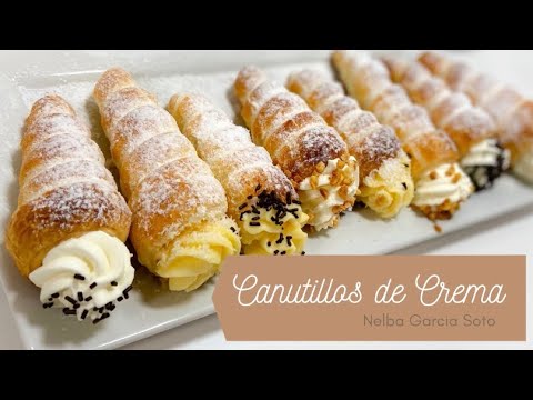 Canutillos de crema, paso a paso con Thermomix