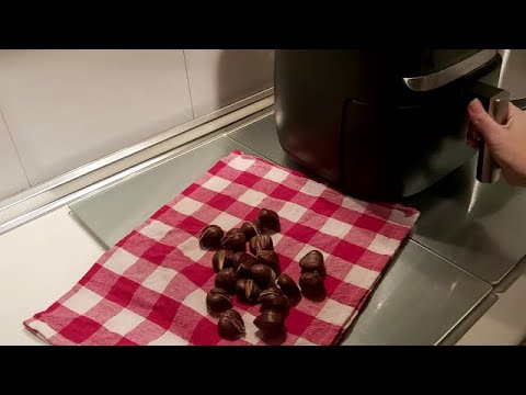Castañas asadas🌰en Freidora de aire CECOFRY ADVANCE 5000 Black de 5.5 L
