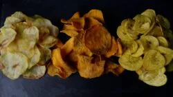 Chips en freidora de aire | 3 chips saludables.