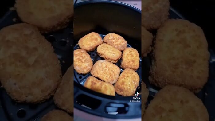 Cocinando Nuggets de pollo en Freidora de aire o Air Fryer