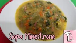 Como hacer SOPA MINESTRONE | Receta Thermomix