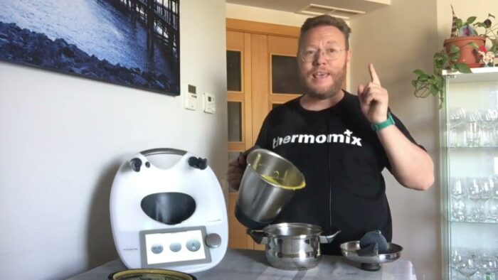Crema de Zanahorias y Calabacin con Thermomix y José Ángel