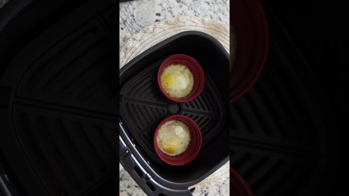 Desayuno en freidora de aire fácil