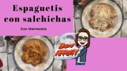 Espaguetis con Salchichas | Receta Thermomix | Receta Fácil | Cocinamos para Dos