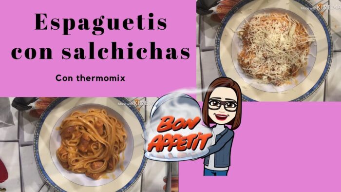 Espaguetis con Salchichas | Receta Thermomix | Receta Fácil | Cocinamos para Dos