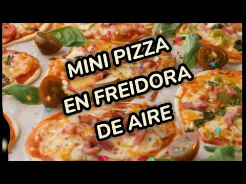 MINI PIZZAS EN FREIDORA DE AIRE #cecotec #airfryer #freidoradeaire