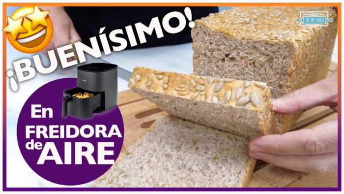 🍞 PAN de MOLDE en FREIDORA de AIRE 🍞¡INCREIBLEMENTE BUENO! 😋🥰