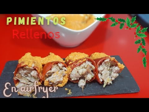 PIMIENTOS RELLENOS EN FREIDORA DE AIRE