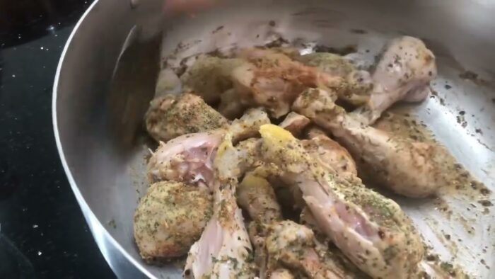 POLLO  FRITO  EN LA FREIDORA DE AIRE