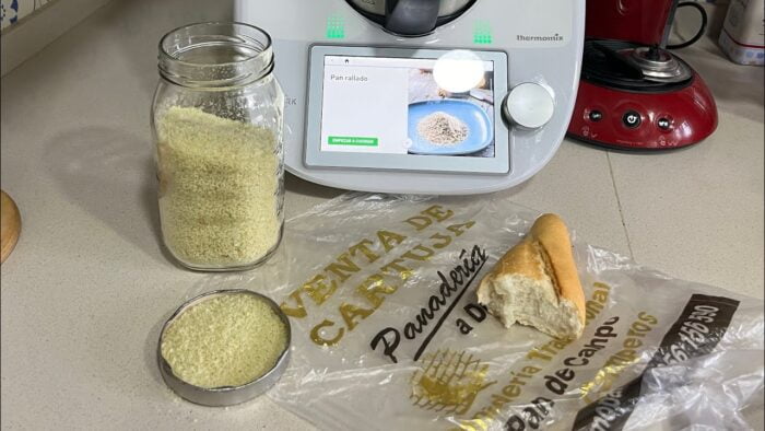 🥖 Pan rallado aromatizado con Thermomix