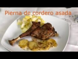 Pierna de cordero asada Thermomix/ Receta realizada por Justa Molina
