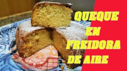 QUEQUE Bizcocho || Freidora de aire / freidora sin aceite (air fryer) || Receta
