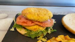 RECETAS CON FREIDORA DE AIRE HAMBURGUESAS DE PESCADO UNA DELICIA!!