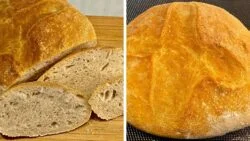 RECETAS CON FREIDORA de AIRE EL MEJOR PAN RUSTICO 🥖 casero QUE HE COMIDO con REPOSO EN FRIGORIFICO!!