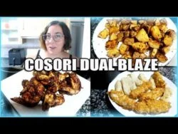 RECETAS DELICIOSAS en tu FREIDORA de AIRE COSORI DUAL BLAZE | REVIEW COSORI 6,4 L| QUE MAQUINÓN!!