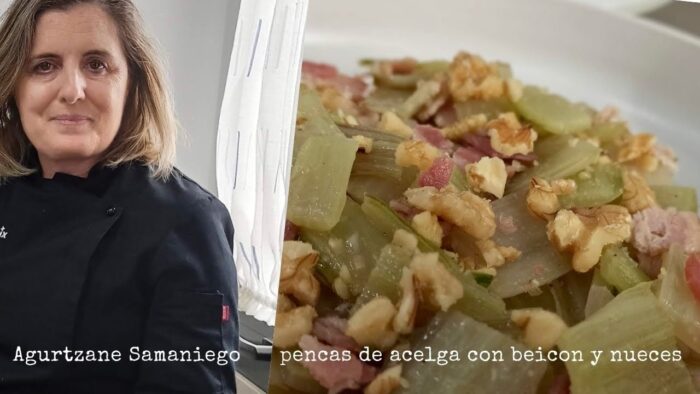 🥬Receta Pencas de acelga con beicon y nueces #Thermomix 🍽