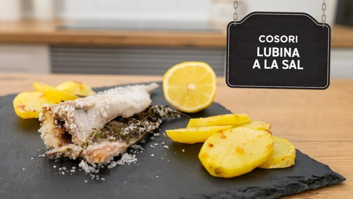 Receta de lubina a la sal en freidora de aire Cosori